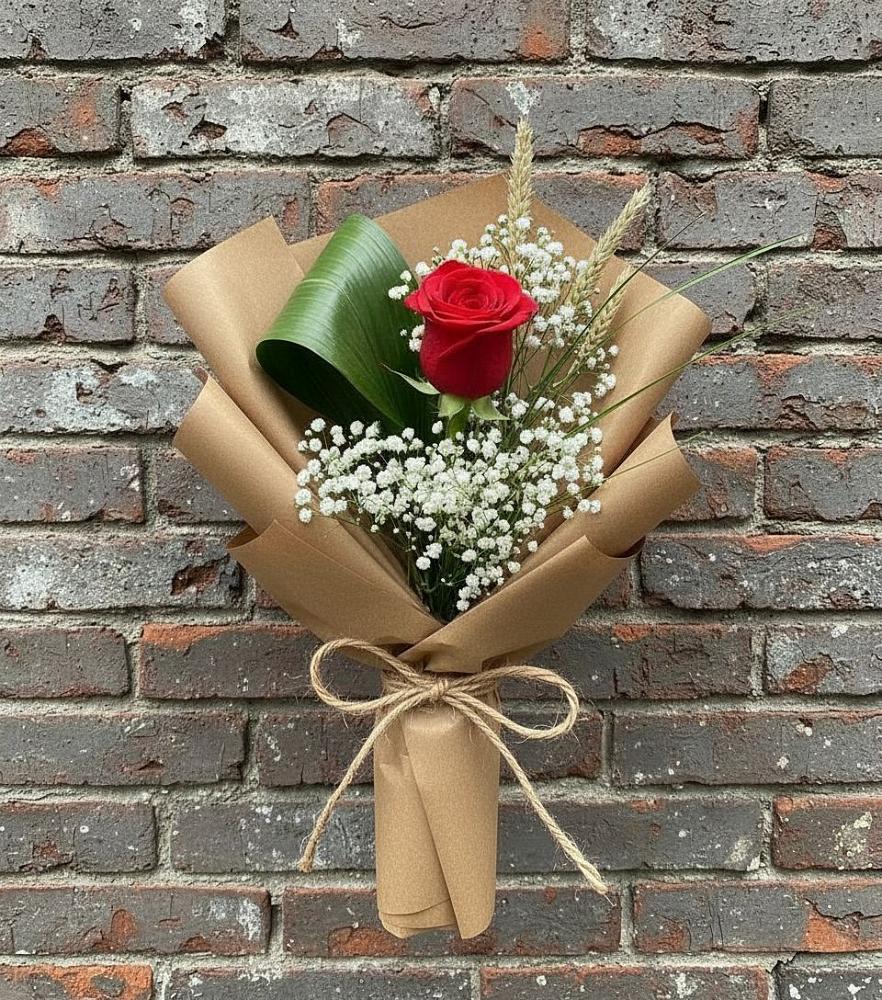 Букет цветов из: Розы в Зеленый