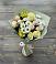 Букет цветов из: Альстромерии, Розы и Хризантемы в Зеленый