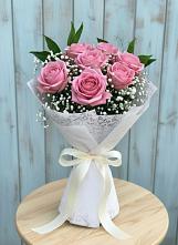 Букет цветов из:  Розы #REPLACE_PRED# Зеленый