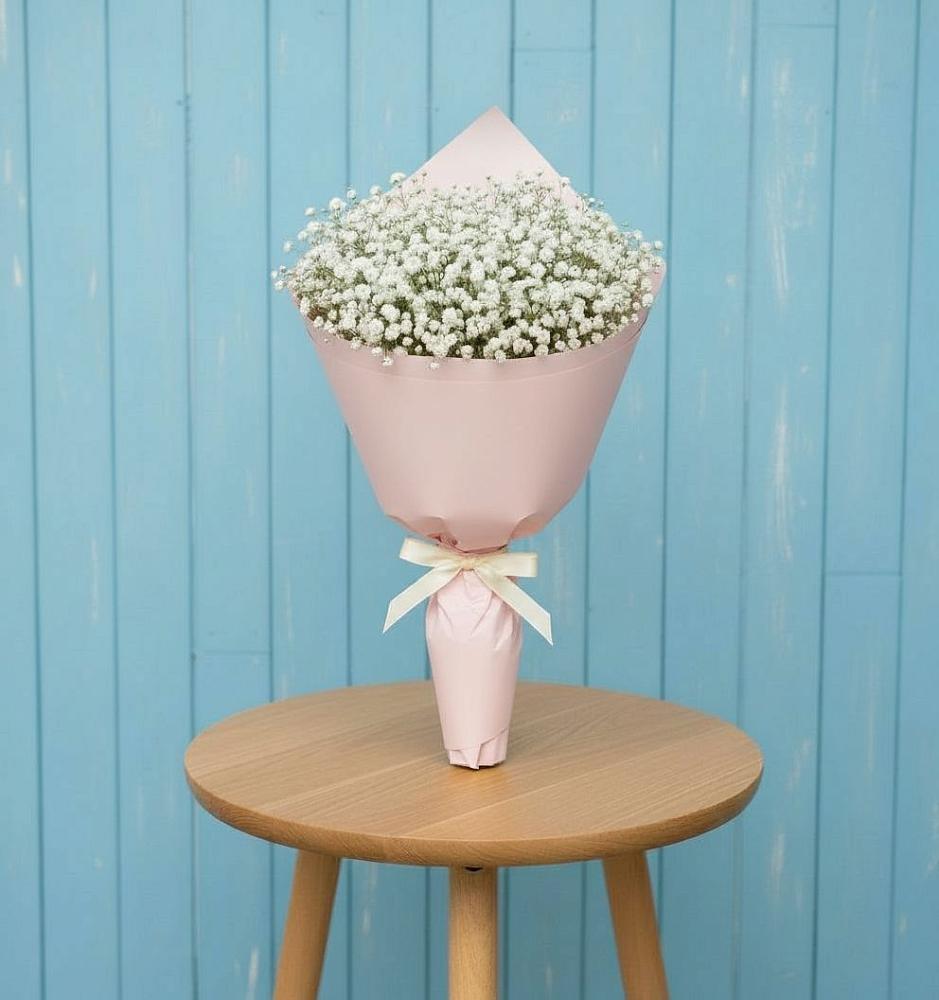 Букет цветов из: Гипсофила в Зеленый