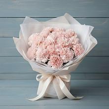 Букет цветов из:  Гвоздики в Зеленый