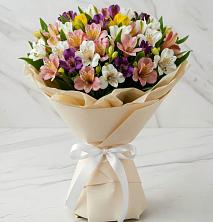 Букет цветов из:  Альстромерии в Зеленый