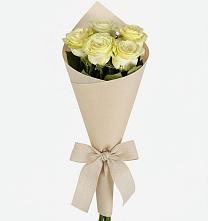Букет цветов из:  Розы в Зеленый