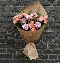 Букет цветов из:  Розы #REPLACE_PRED# Зеленый