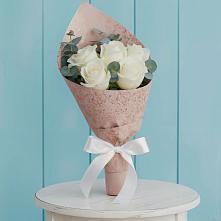 Букет цветов из:  Розы #REPLACE_PRED# Зеленый