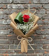 Букет цветов из:  Розы в Зеленый