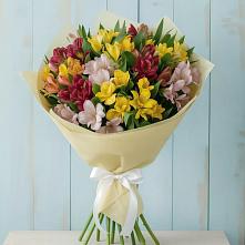 Букет цветов из:  Альстромерии в Зеленый