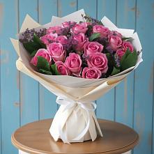 Букет цветов из:  Розы в Зеленый